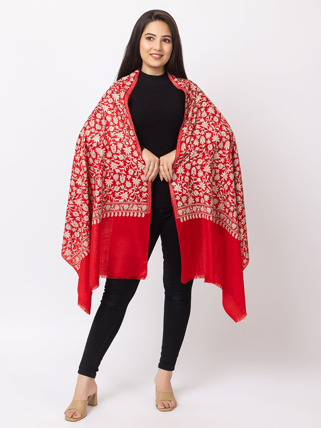 His And Her Set Of fine modal silk Digital Print Shawls and Kani silky modal Shawl for (COMBO PACK)