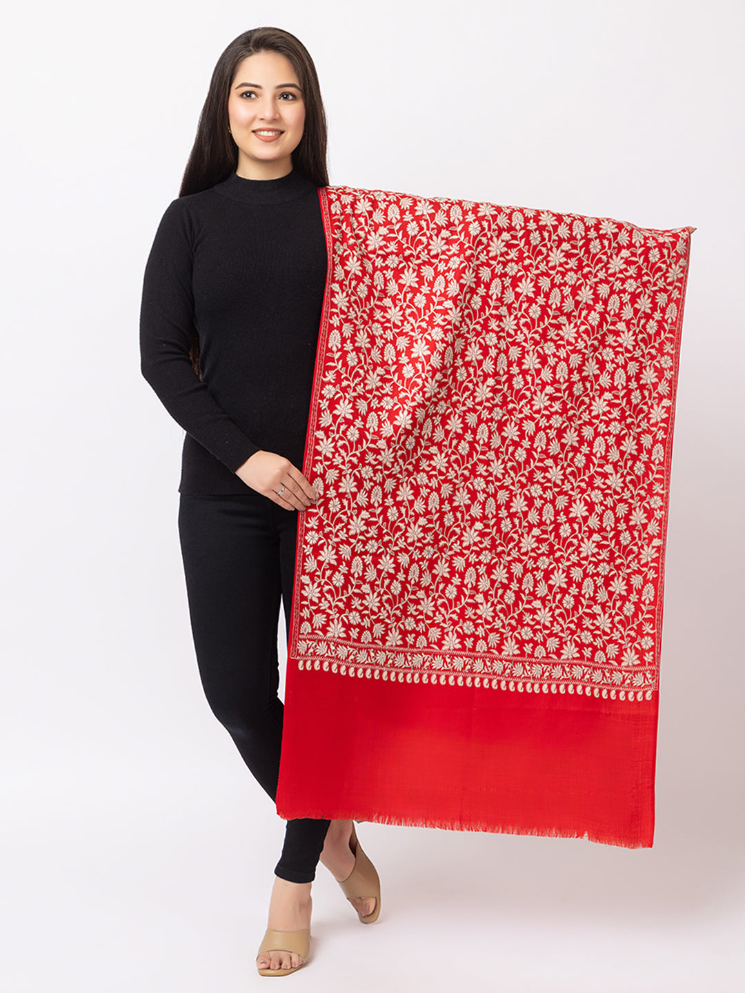 His And Her Set Of fine modal silk Digital Print Shawls and Kani silky modal Shawl for (COMBO PACK)