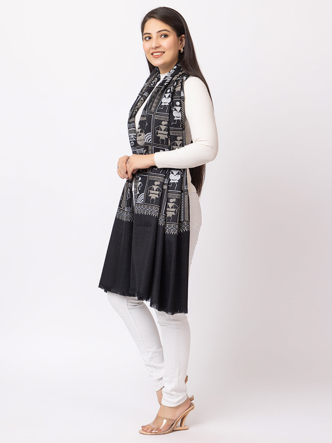 His And Her Set Of fine modal silk Digital Print Shawls and Kani silky modal Shawl for (COMBO PACK)