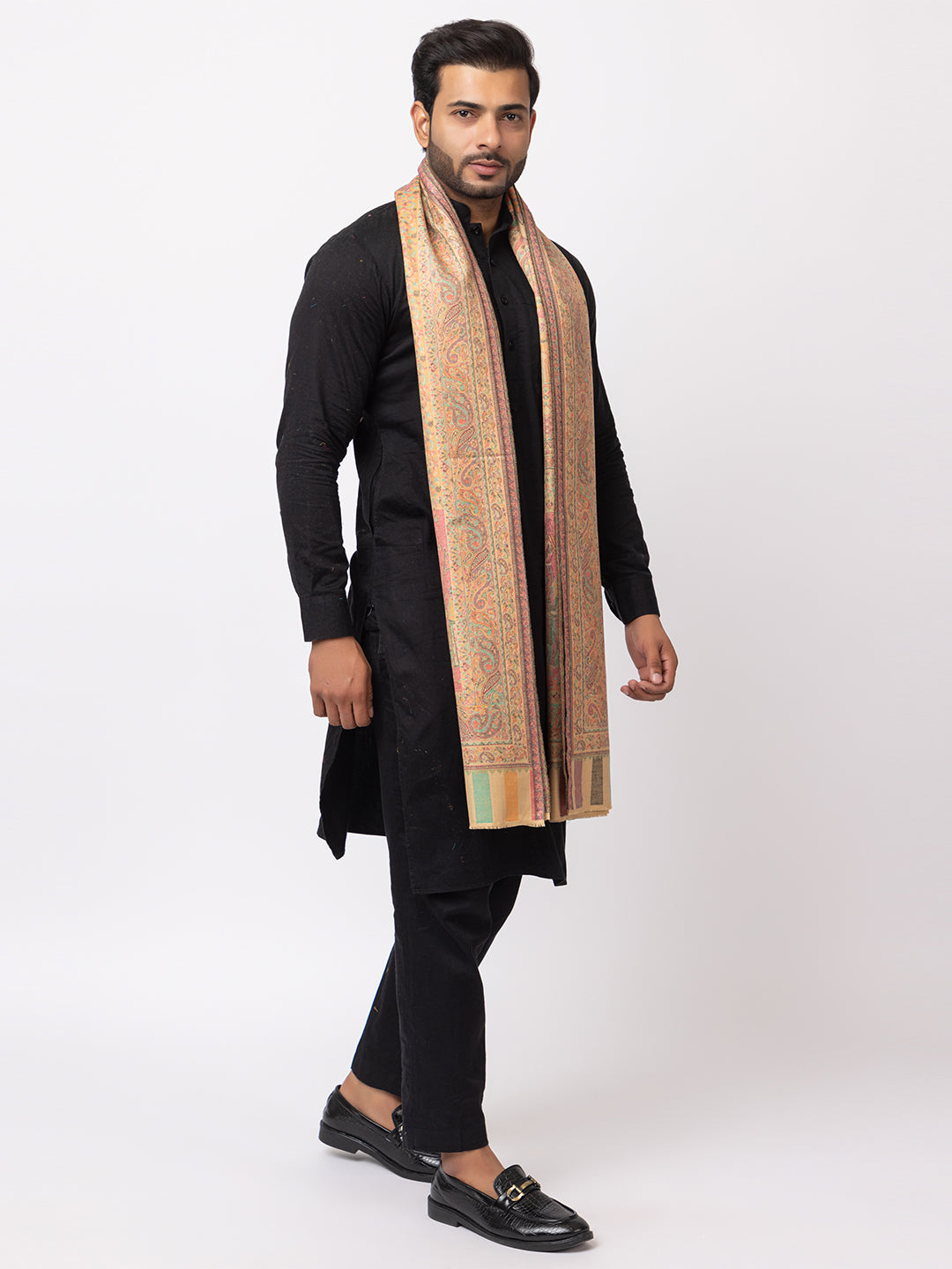 His And Her Set Of fine modal silk Digital Print Shawls and Kani silky modal Shawl for (COMBO PACK)