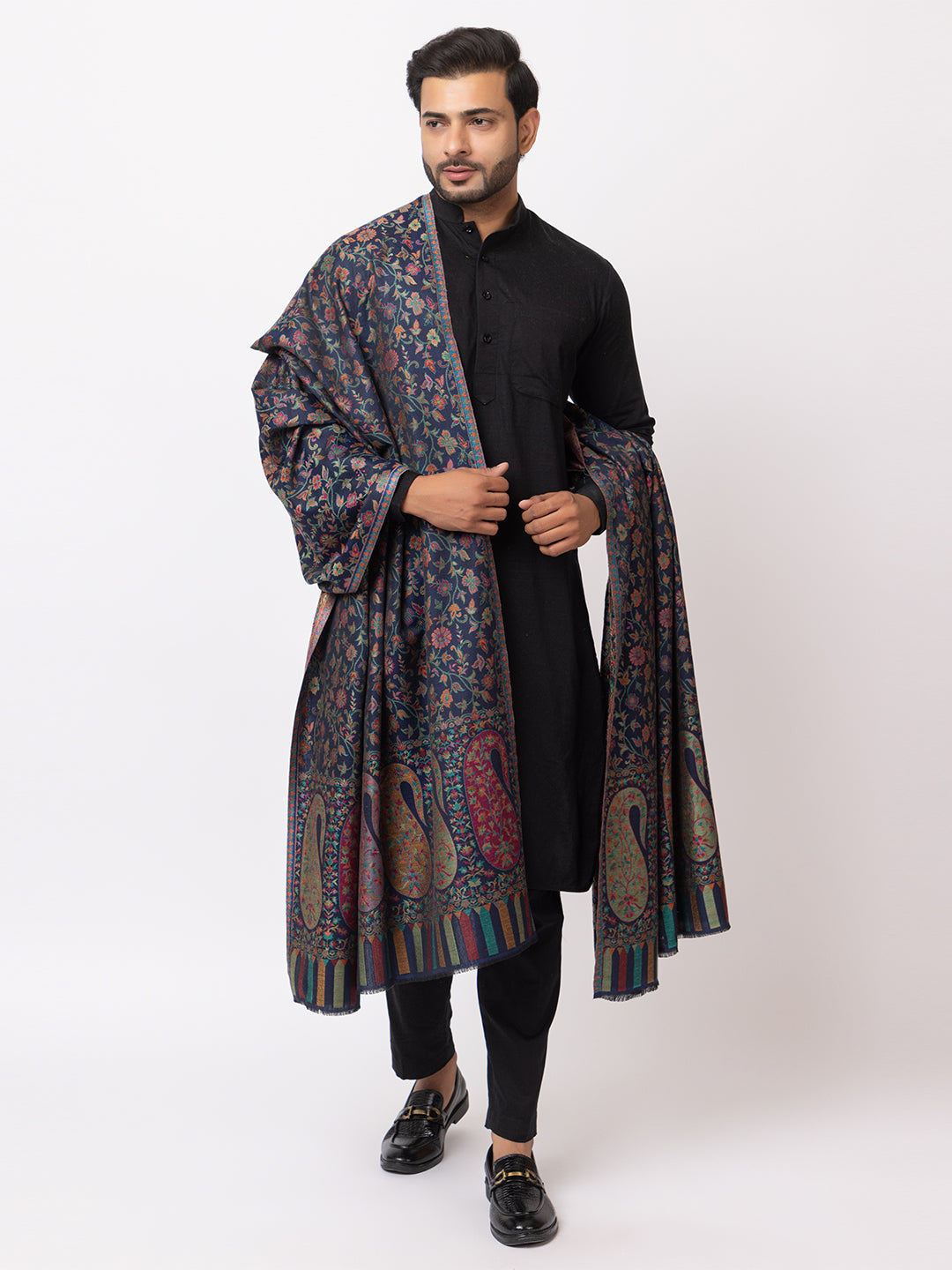 His And Her Set Of fine modal silk Digital Print Shawls and Kani silky modal Shawl for (COMBO PACK)