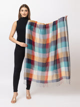 Woman's 100% Cotton  Shawl - Thumbnail 2