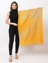 Woman's 100% cotton blend shawl - Thumbnail 2