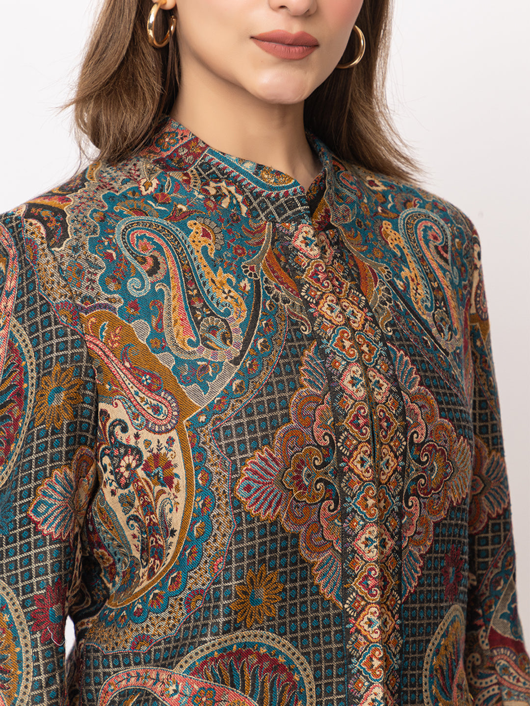 Women Wool Blends Jacket - Image 3