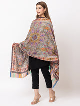 Women Kashmiri Kalamkari Shawl - Thumbnail 2