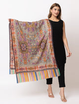 Women Kashmiri Kalamkari Shawl - Thumbnail 3