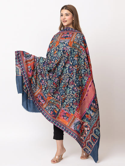 Women Kashmiri Kalamkari Shawl