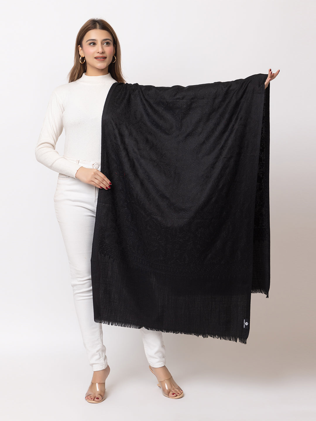 Women's Jacquard shawl