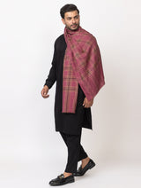 Men's silky modal shawl - Thumbnail 2