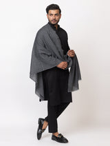Men's 100% wool shawl - Thumbnail 3