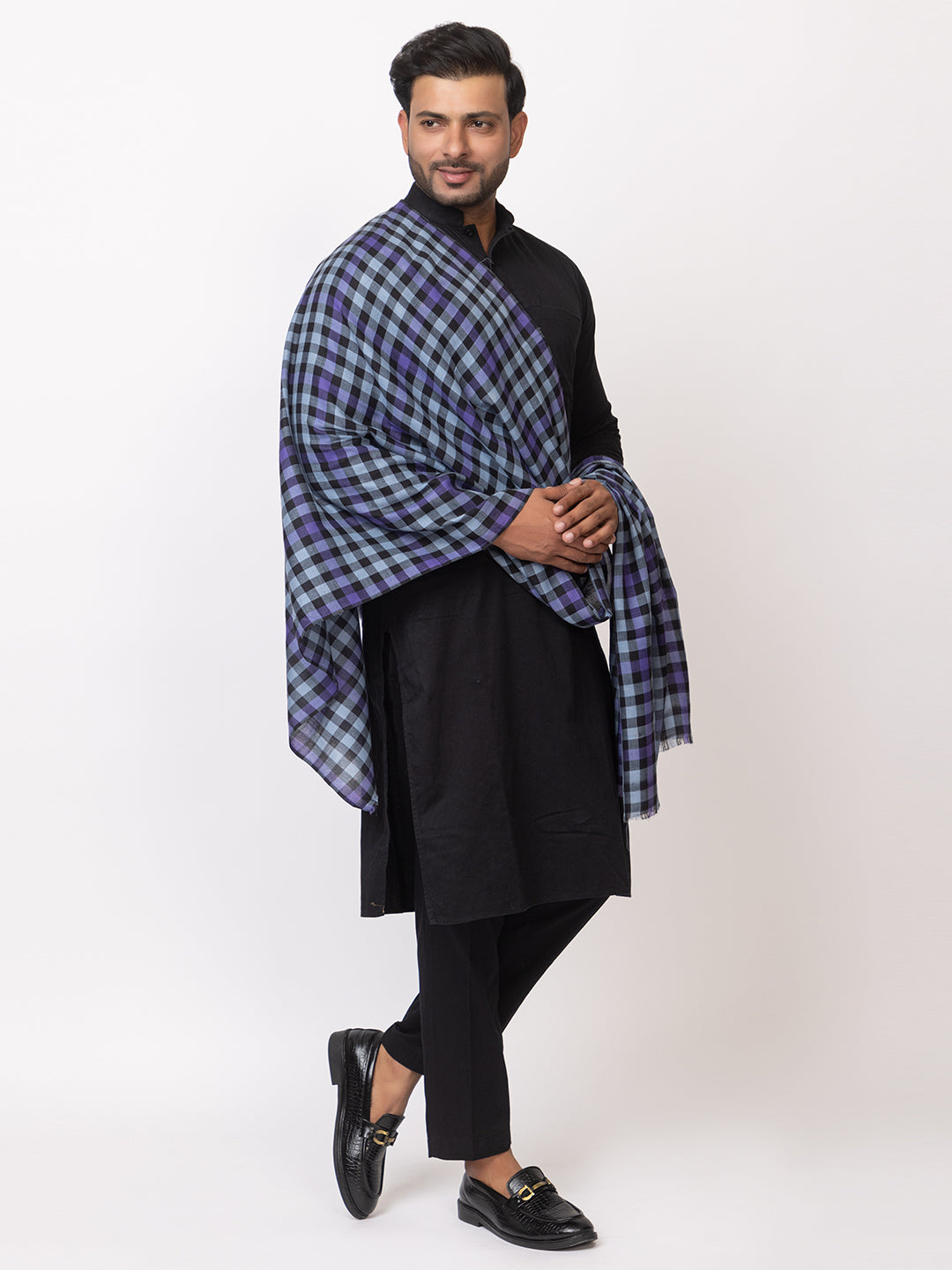 Men's wool Blend Muffler - Image 3