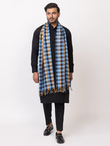 Men's fine wool cotton blend Muffler - Thumbnail 1