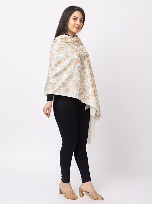Stylish Embroidery stole for ladies