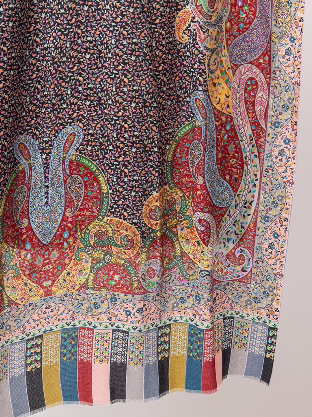 fine modal silk Digital Print Shawls - Image 2
