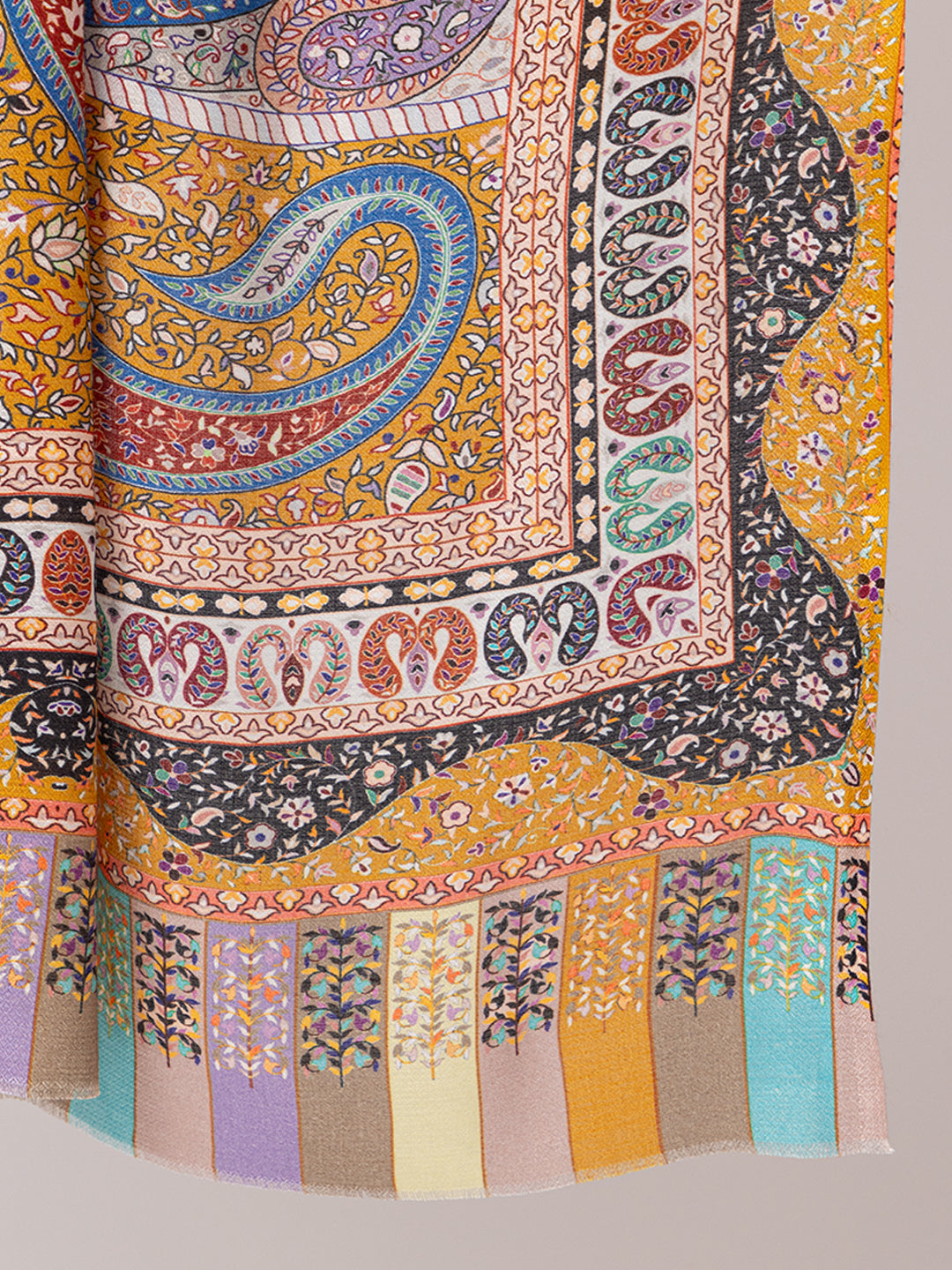 fine modal silk Digital Print Shawls - Image 2