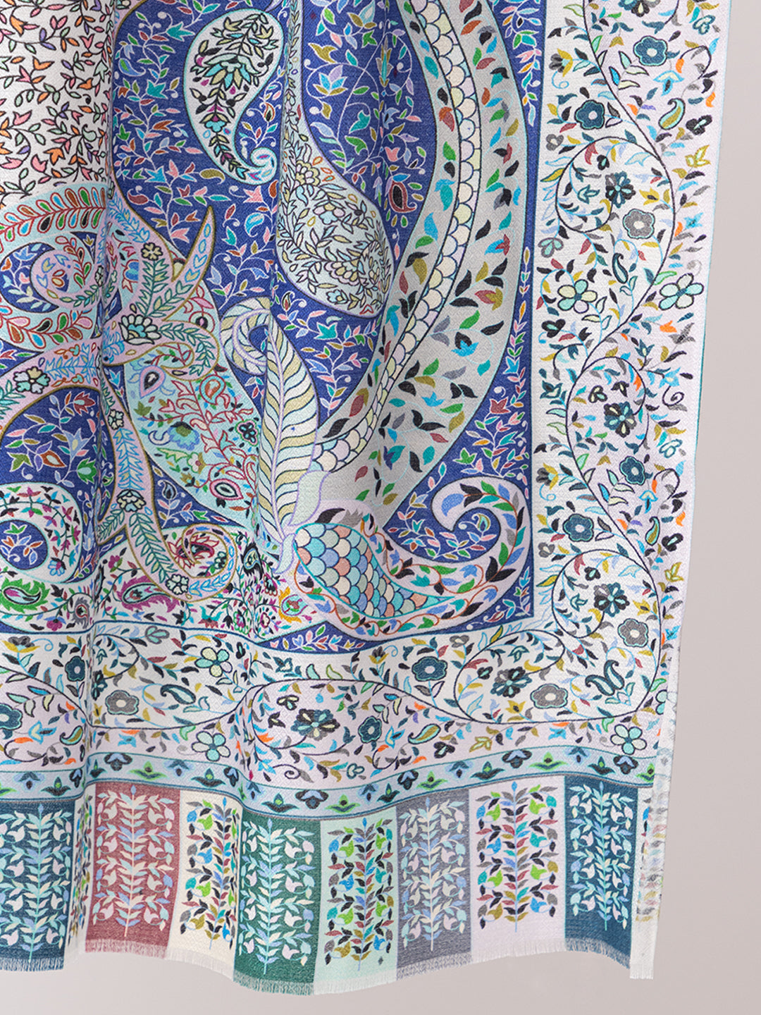 fine modal silk Digital Print Shawls - Image 4