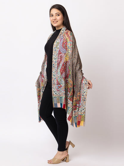 His And Her Set Of fine modal silk Digital Print Shawls and  Kani silky modal Shawl for (COMBO PACK)