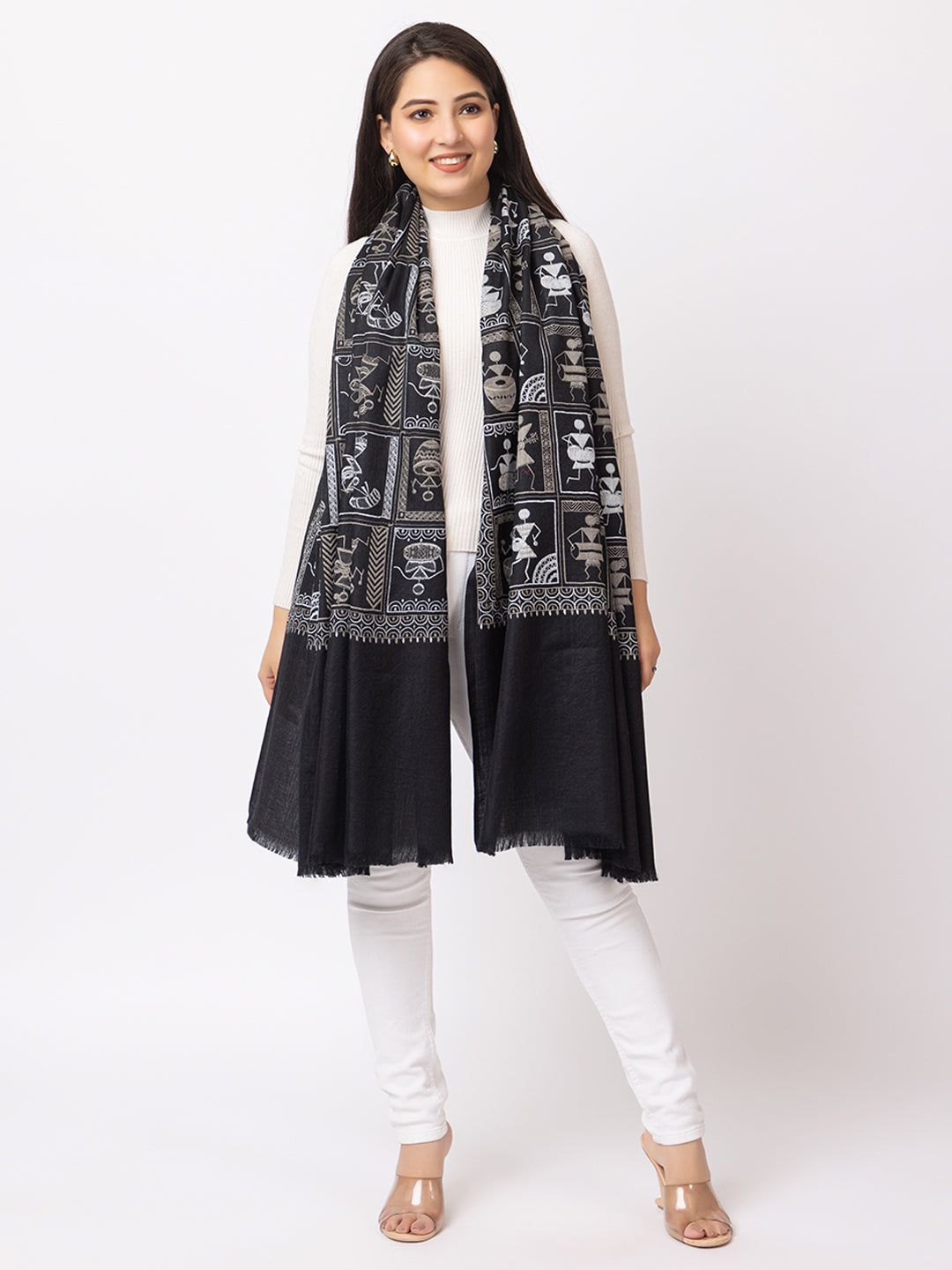 fine wool shawl for ladies - Image 3