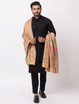 Kani silky modal Shawl, Kashmiri Shawl - Thumbnail 2