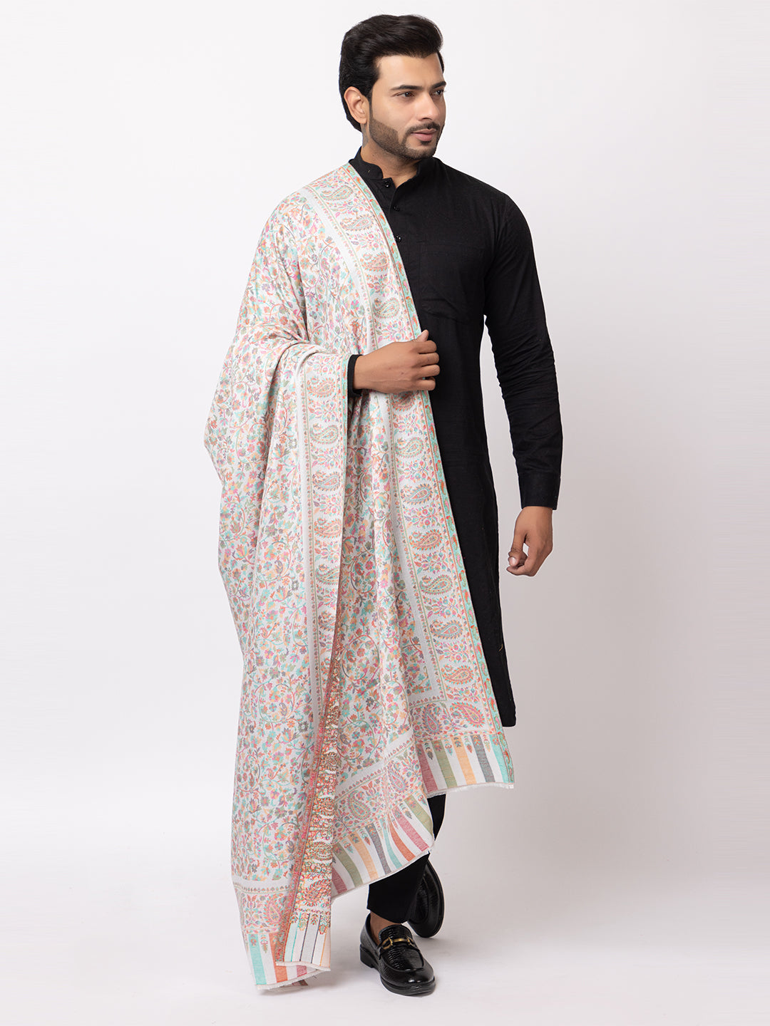 Kani silky modal Shawl, Kashmiri Shawl