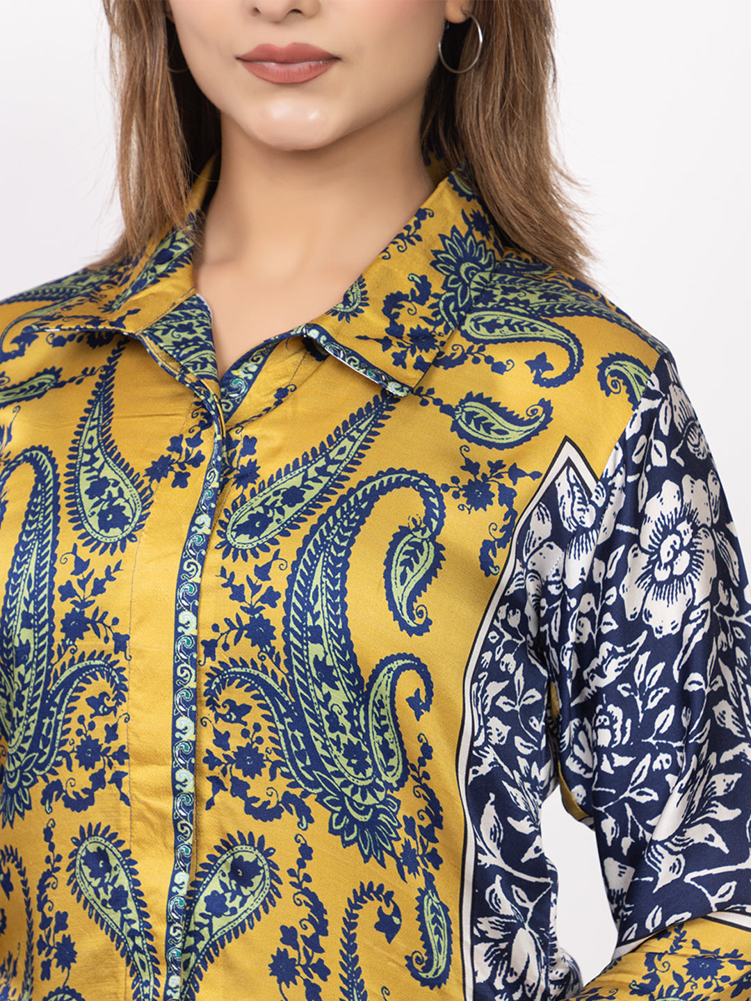 Women's Silk Bemberg Printed Co-ordset - Image 4