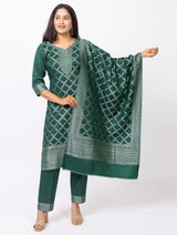 Women Jacquard Winter Wear suits - Thumbnail 1