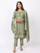 Women Jacquard Winter Wear suits - Thumbnail 5