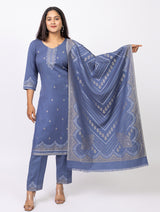 Women Jacquard Winter Wear suits - Thumbnail 1