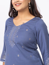 Women Jacquard Winter Wear suits - Thumbnail 6