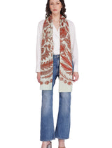 Women's Cream Luxe Modal Soft Fashion Stole - Thumbnail 1