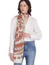 Women's Cream Luxe Modal Soft Fashion Stole - Thumbnail 2
