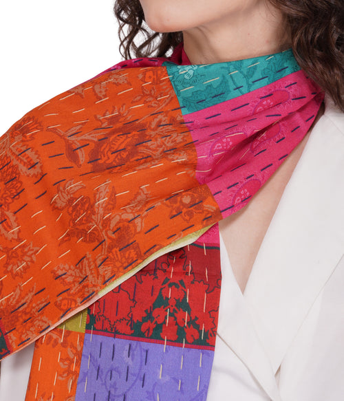 Toosh Moda Women’s Elegant 100% Cotton Multi Colour Designer Stole