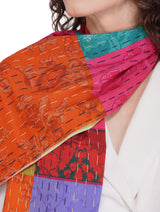 Toosh Moda Women’s Elegant 100% Cotton Multi Colour Designer Stole - Thumbnail 3