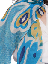 Premium Blue Modal Stole for Women | Toosh Moda Elegant Collection - Thumbnail 4