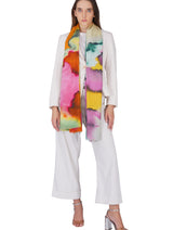 Women's Multi Colour Premium Printed Fashion Shawl - Thumbnail 1
