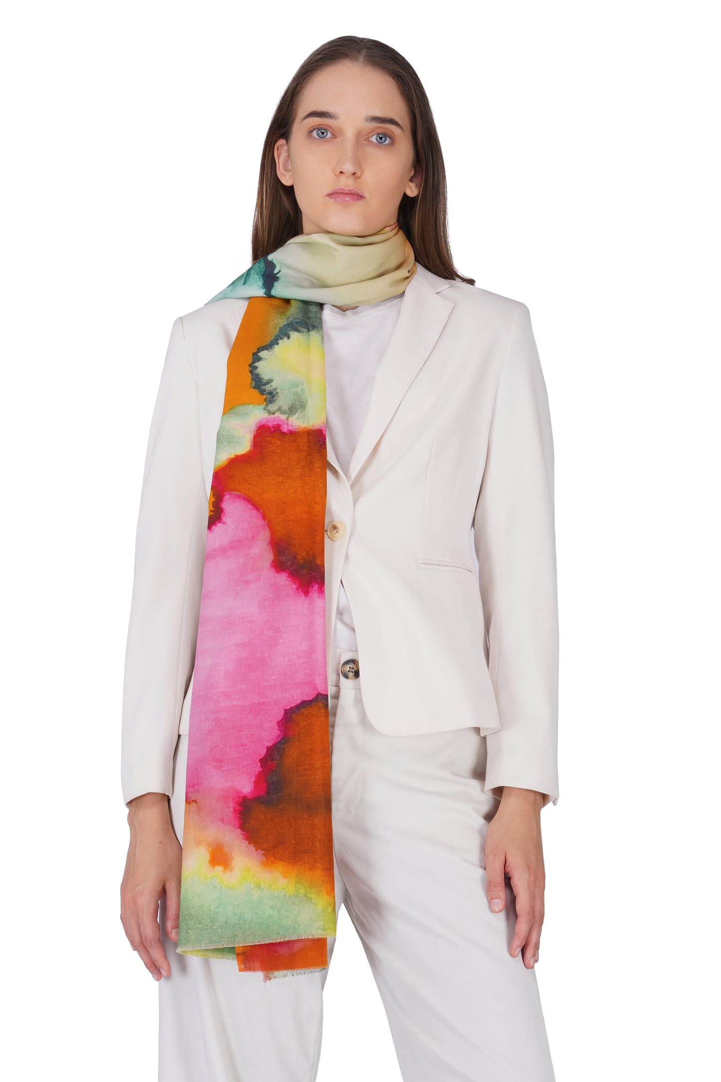 Women's Multi Colour Premium Printed Fashion Shawl