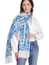 Toosh Moda Women’s White Minimal Modal Elegant Stole - Thumbnail 2