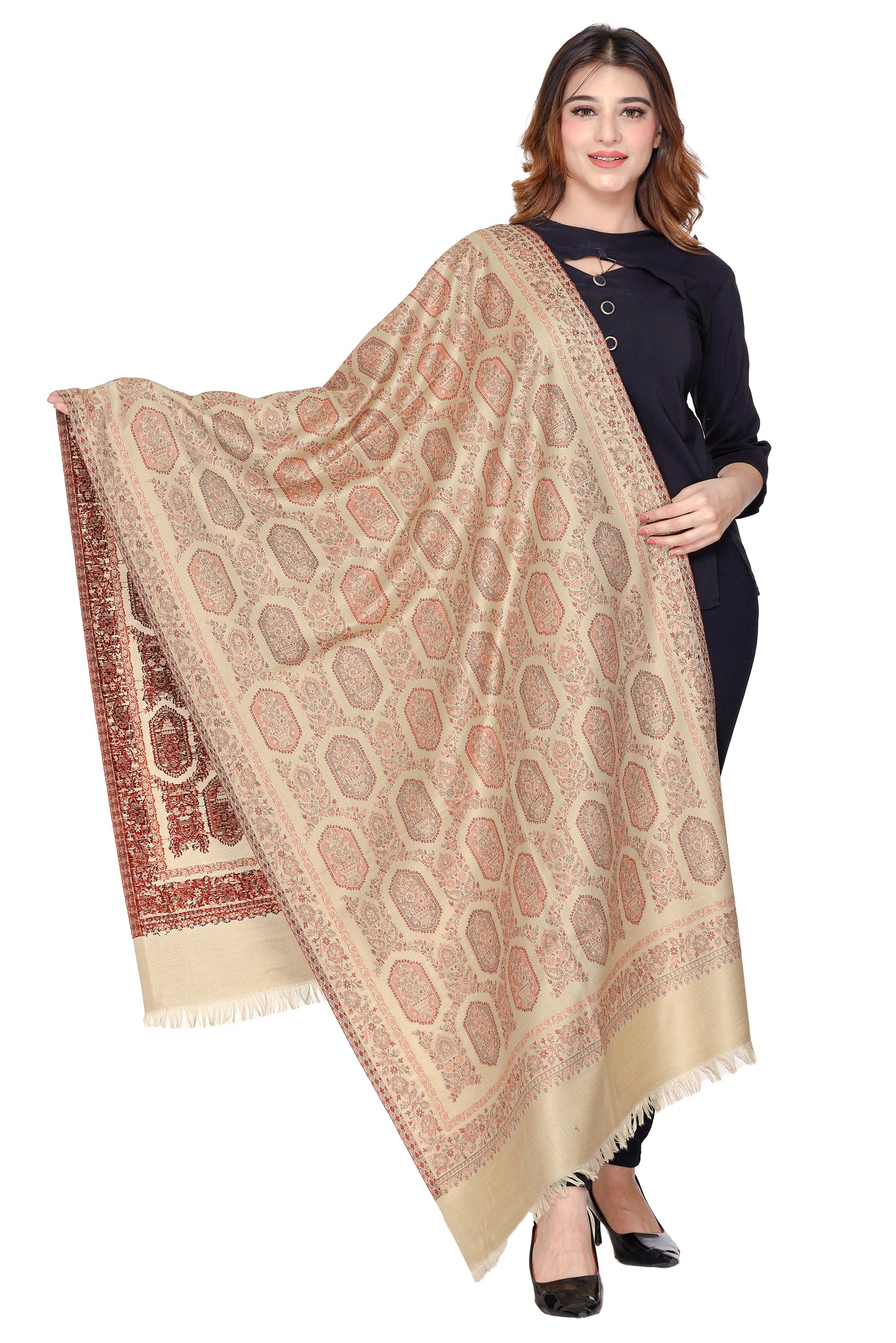 Woman's Jacquard shawls