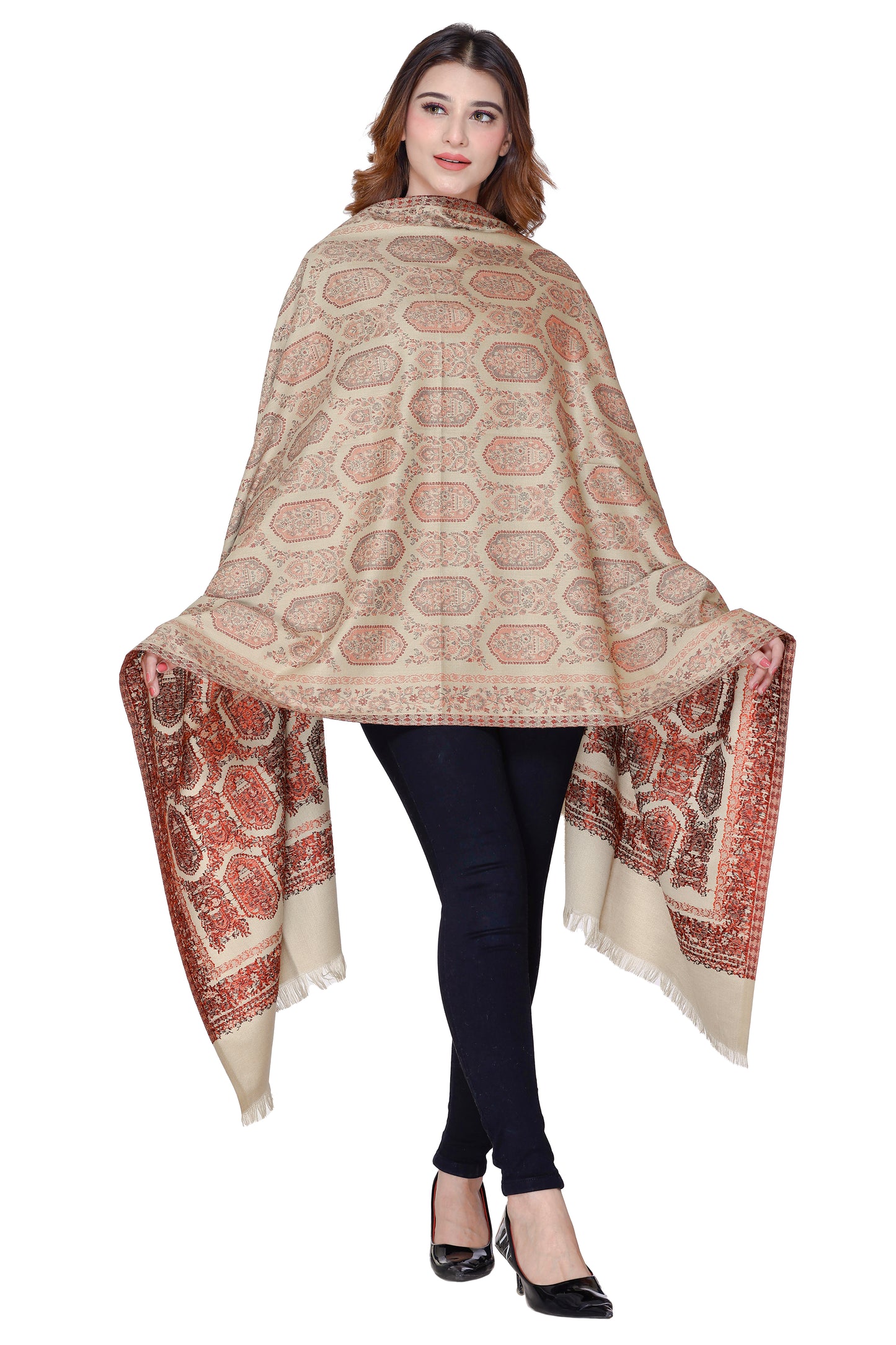 Woman's Jacquard shawls