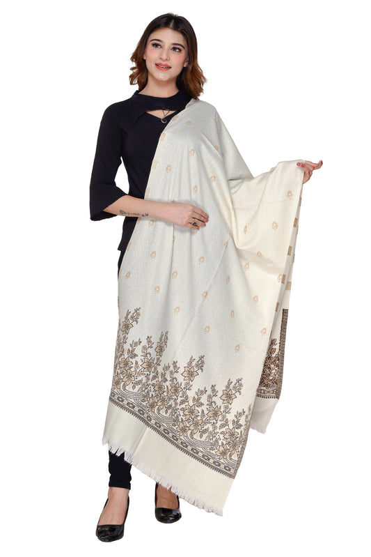 TOOSH MODA شالات جاكار نسائية (كريمي)