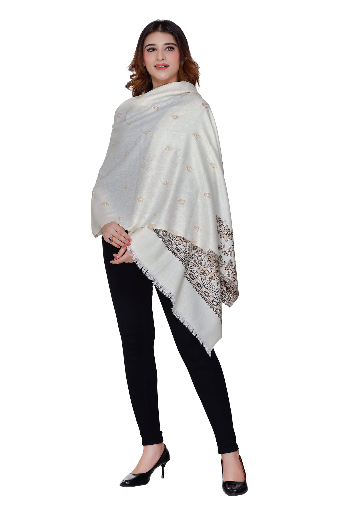 Women's Jacquard shawls - Image 3