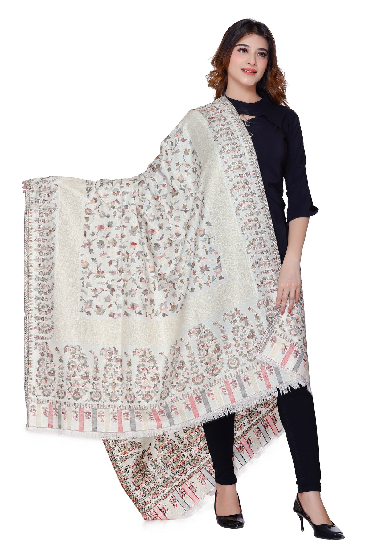 Women's Jacquard shawls - Image 3
