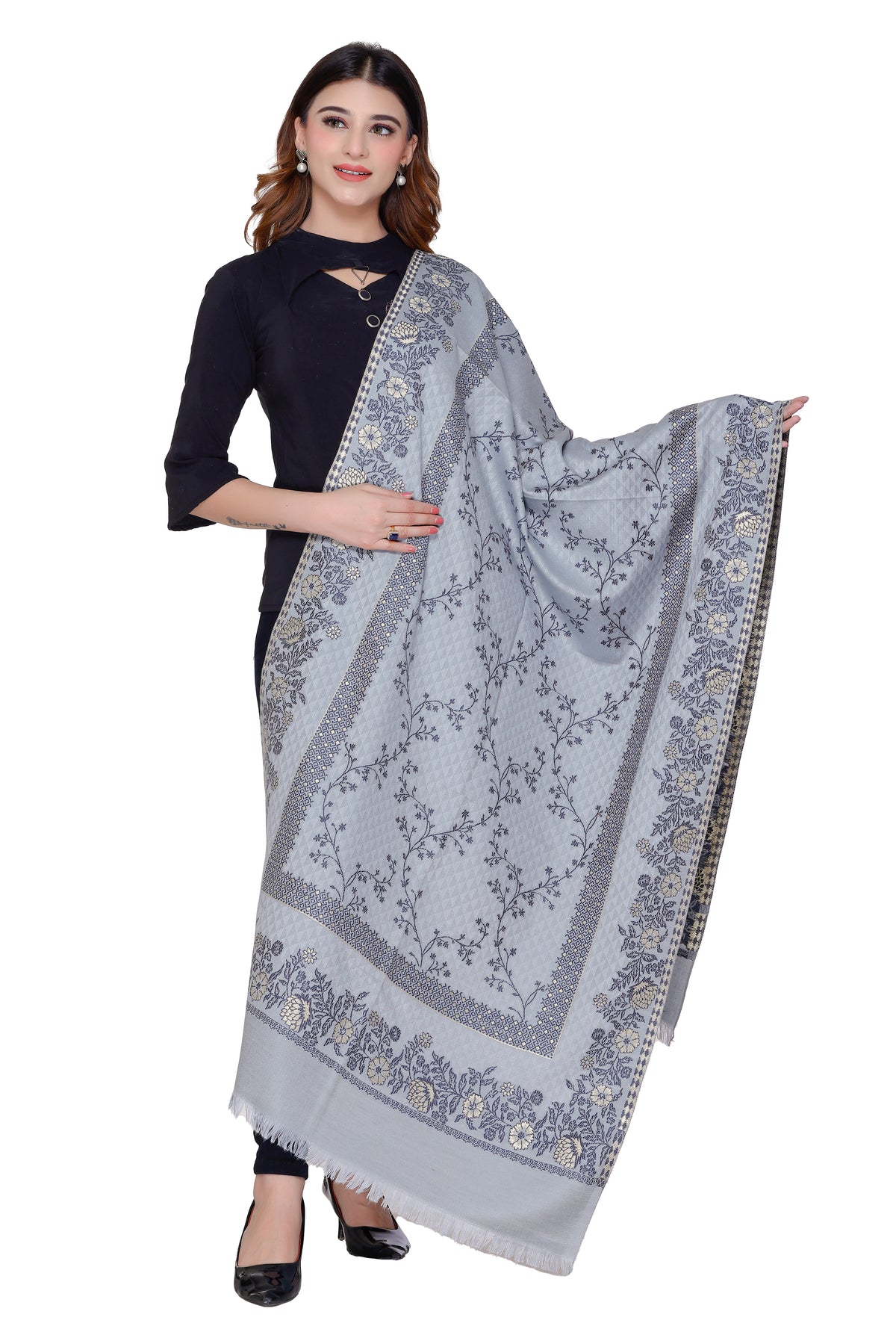 Women's Jacquard shawls - Image 1