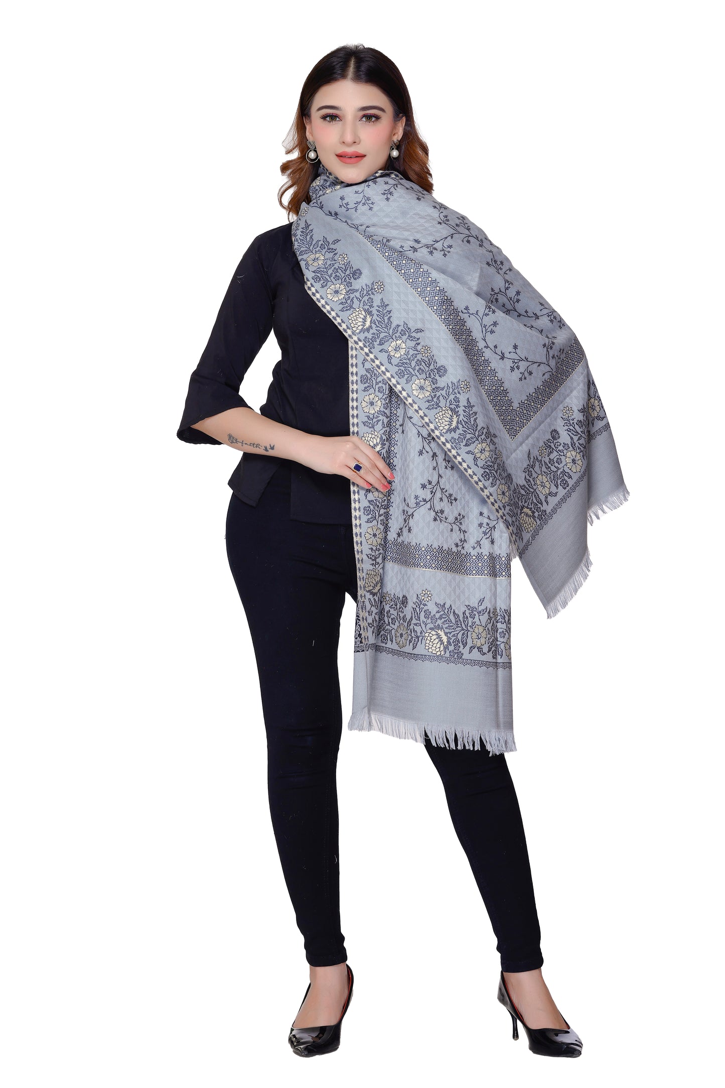 Women's Jacquard shawls