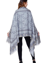 Women's Jacquard shawls - Thumbnail 4