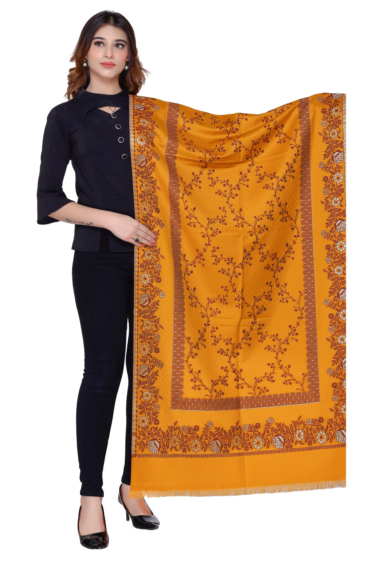 Women's Jacquard shawls - Image 3