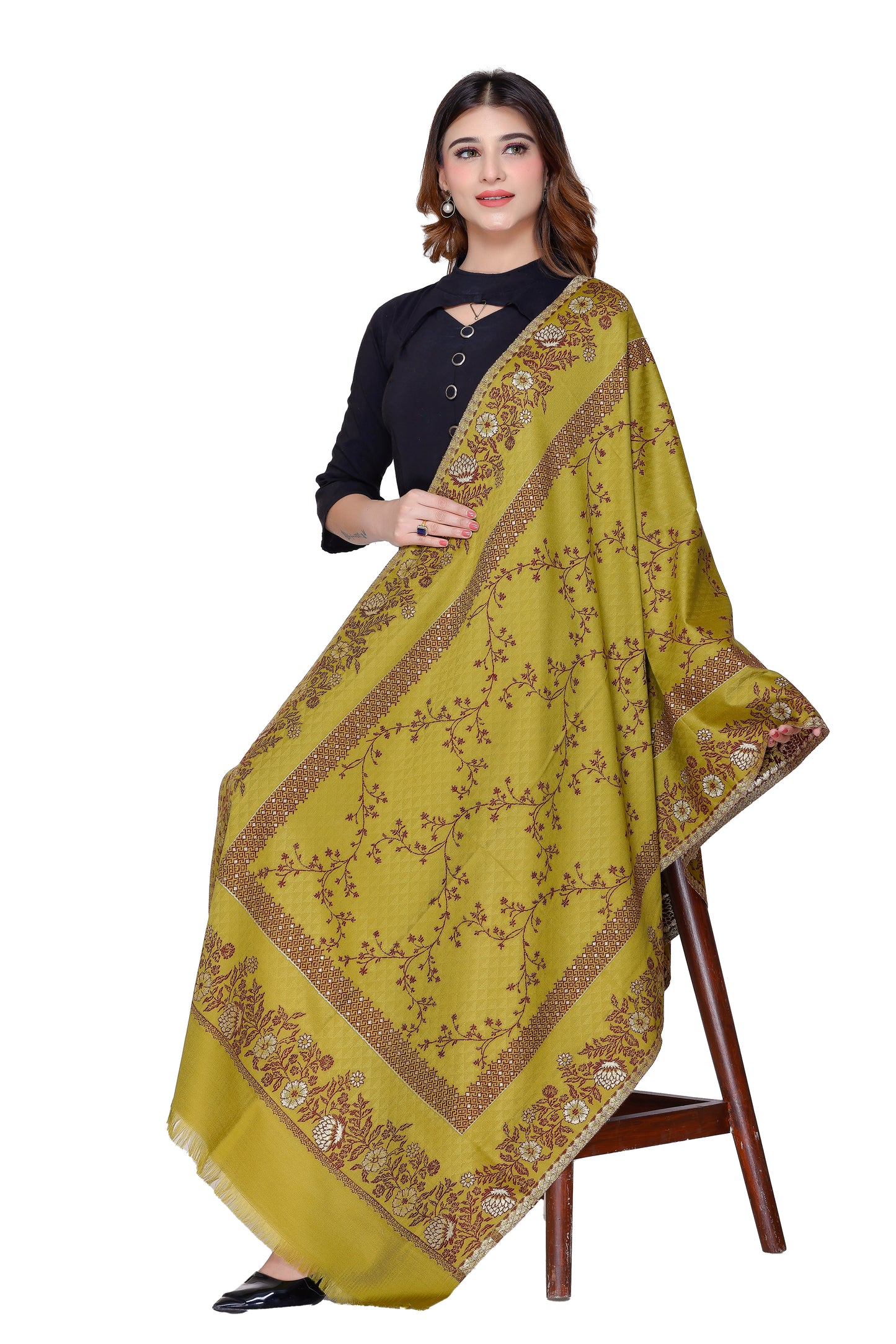 Women's Jacquard shawls