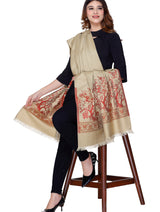 Women's Jacquard shawls - Thumbnail 2
