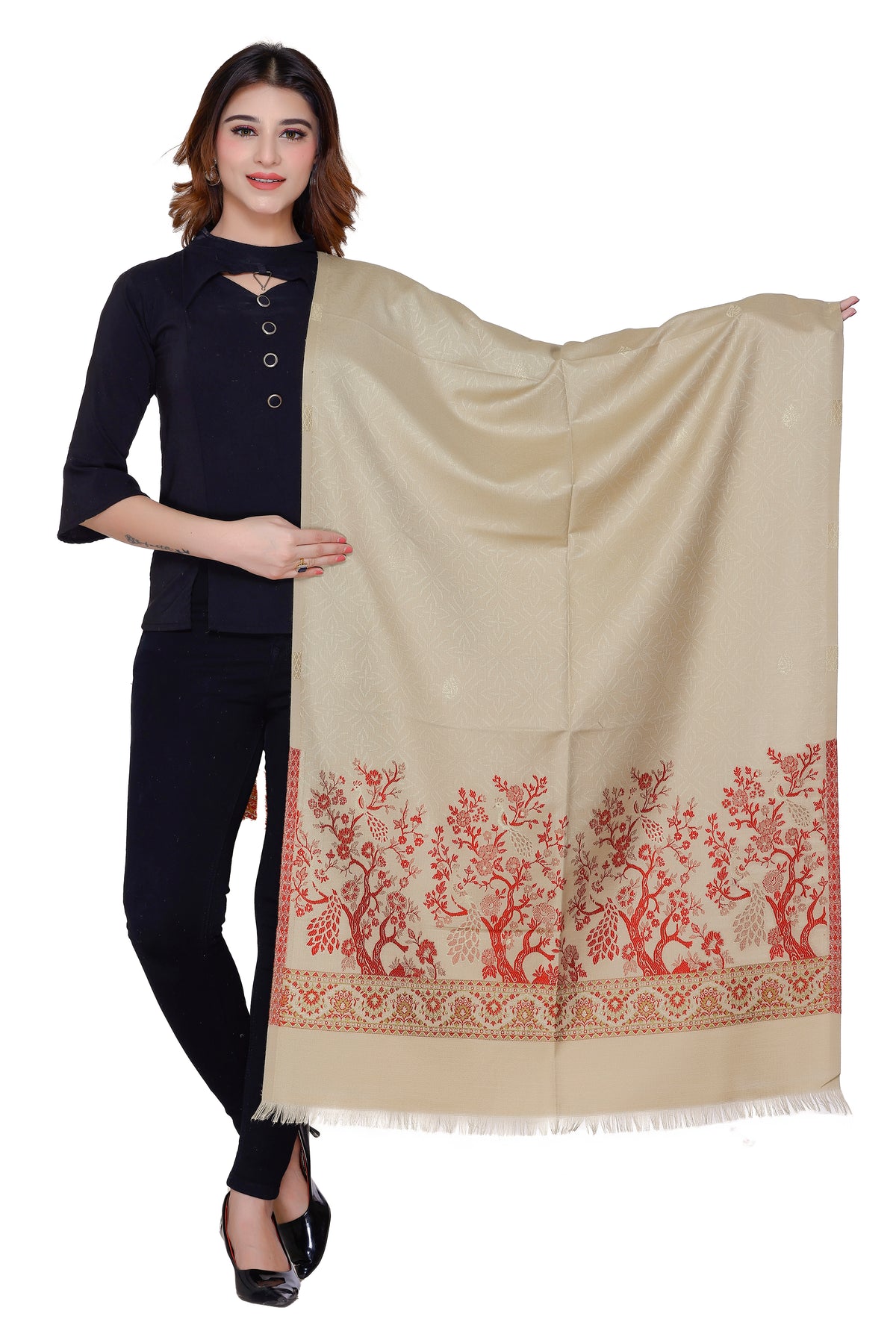 Women's Jacquard shawls - Image 1