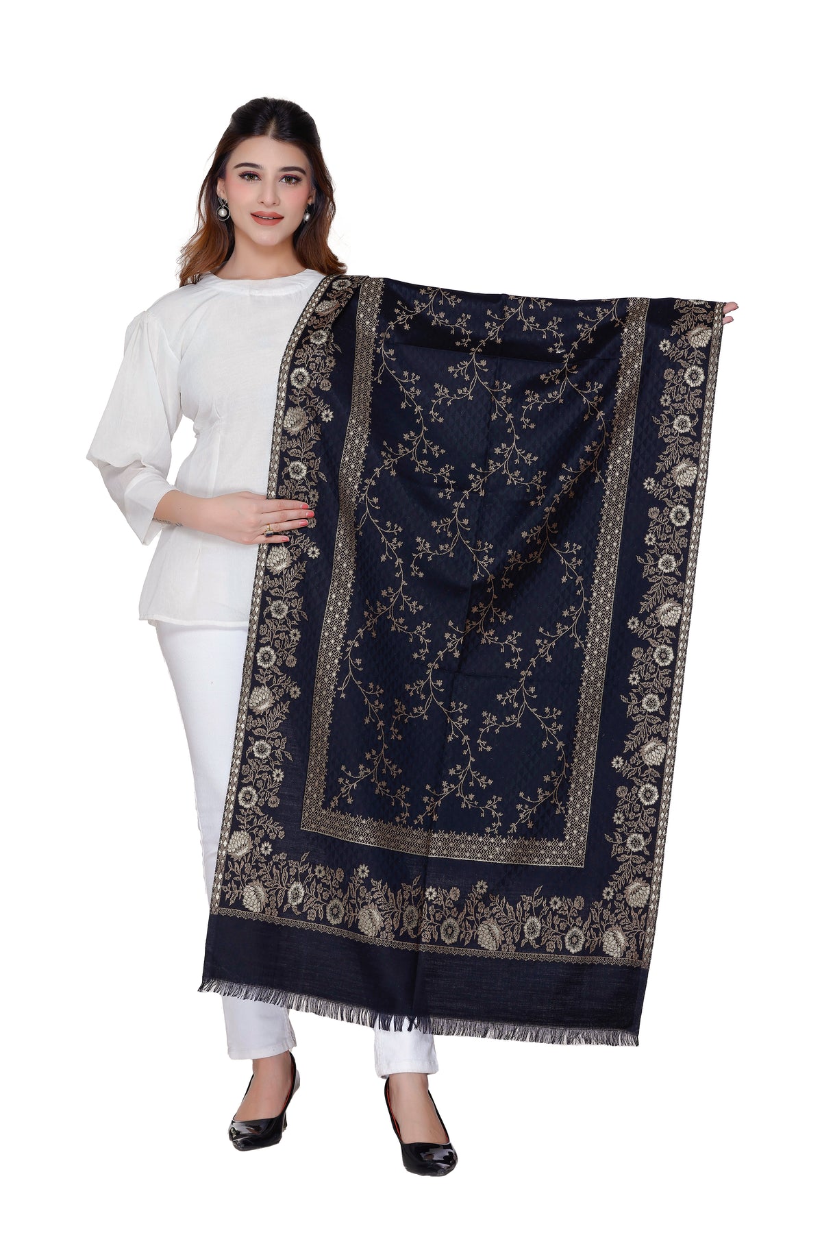 Women's Jacquard shawls - Image 1